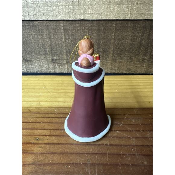 Grolier Disney Porcelain Treasures Ornament Belle In Box - Picture 3 of 6